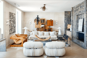 Architectural design for living room